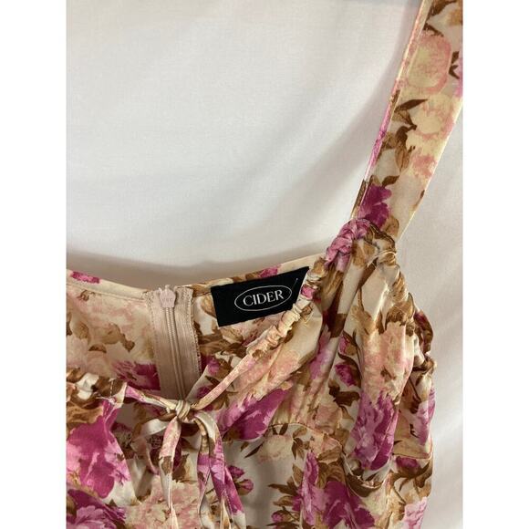 Cider Floral Print Dress Size Large - Picture 3 of 4